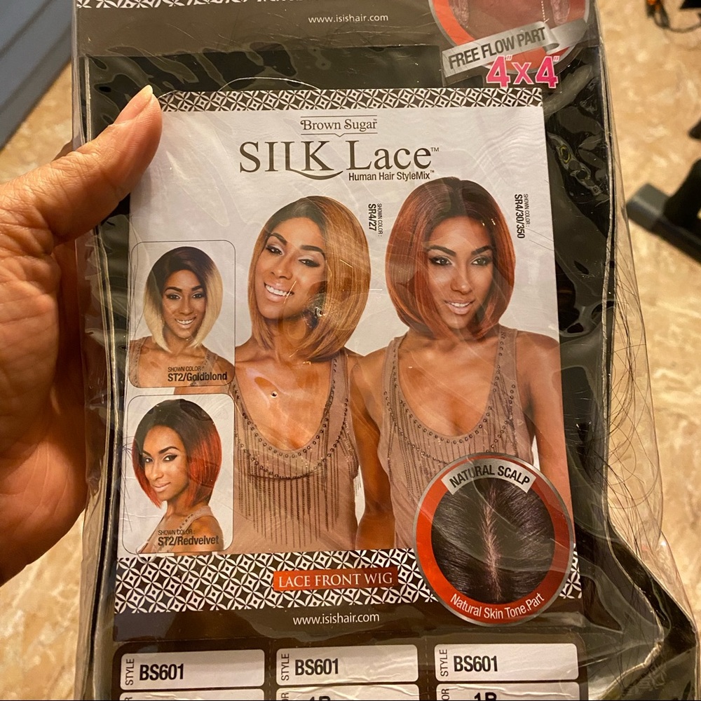 Lace front wig